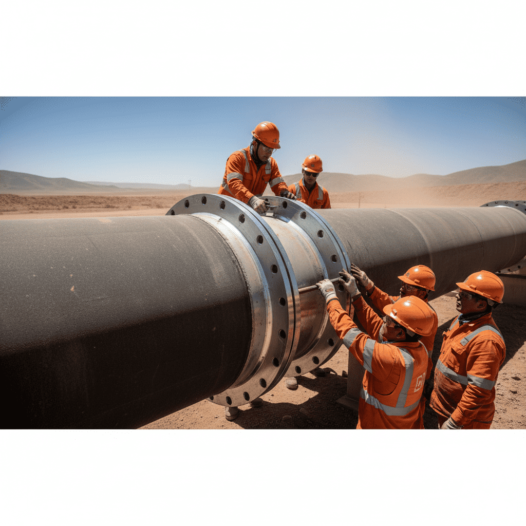 Tubos de aire frío en carburo de silicio para minería de cobre en Chile