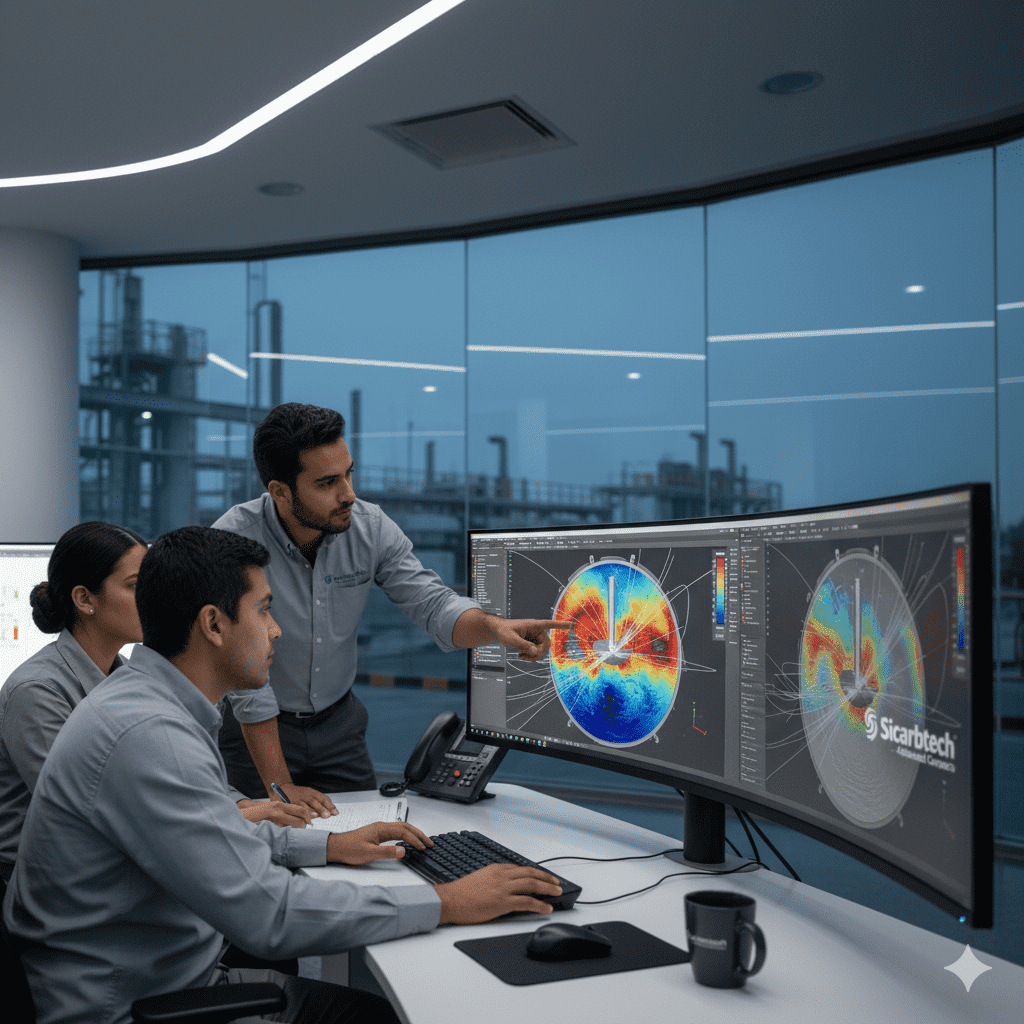 Agitadores de alta eficiencia en reactores petroquímicos