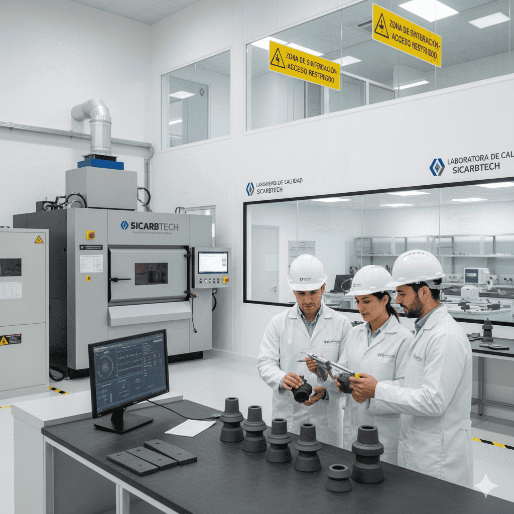 Boquillas FGD de carburo de silicio con certificación CE para desulfurización de gases