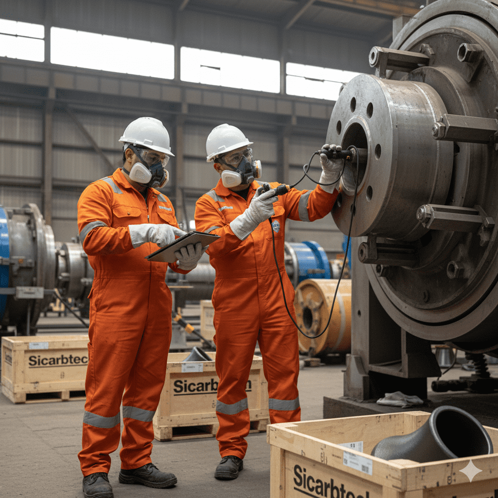 Boquillas avanzadas de carburo de silicio para estabilidad térmica y durabilidad en la minería del cobre