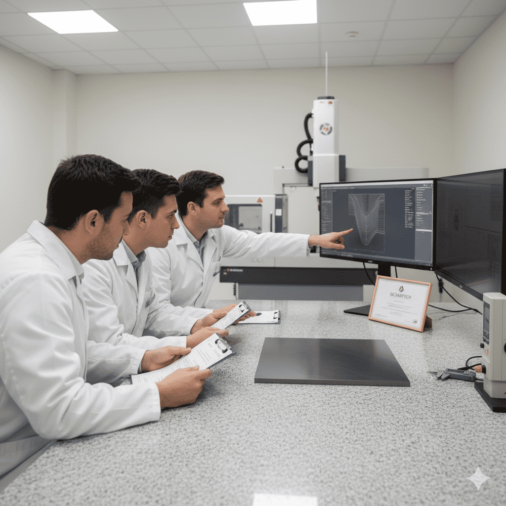 Carburo de silicio industrial con planitud 0,5 mm