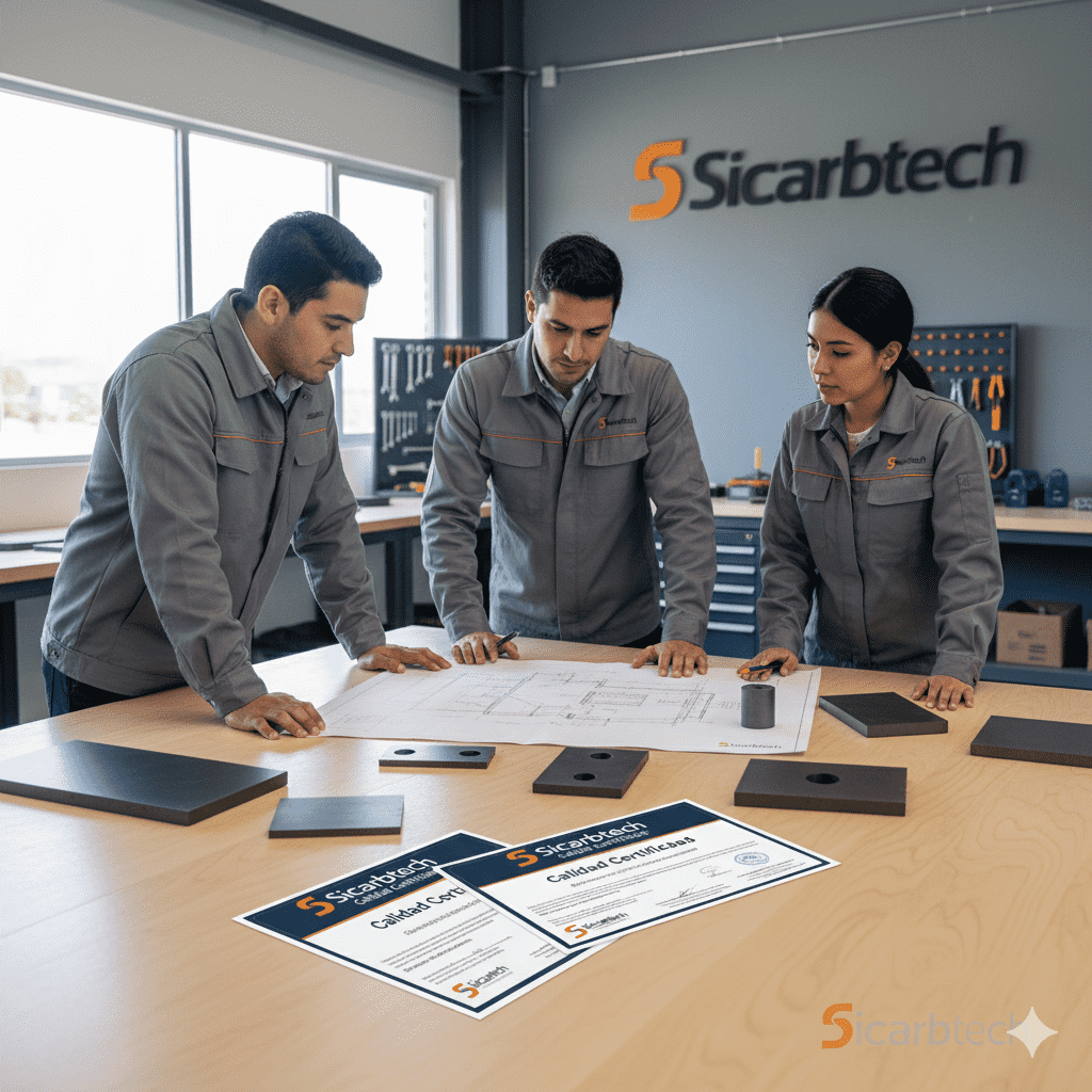 Optimización de ductos de enfriamiento de hornos con cerámicas de carburo de silicio