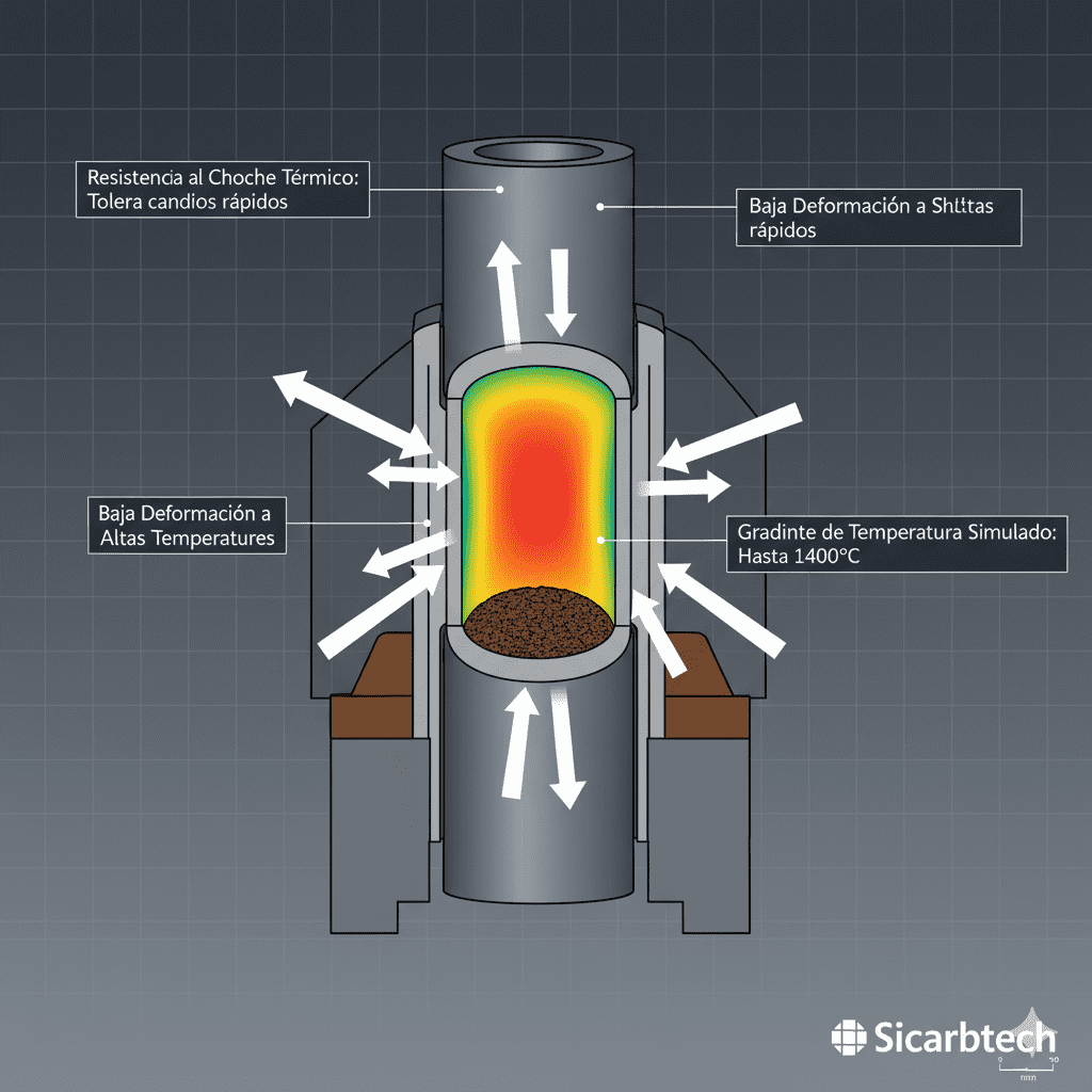 Optimización de quemadores industriales con carburo de silicio