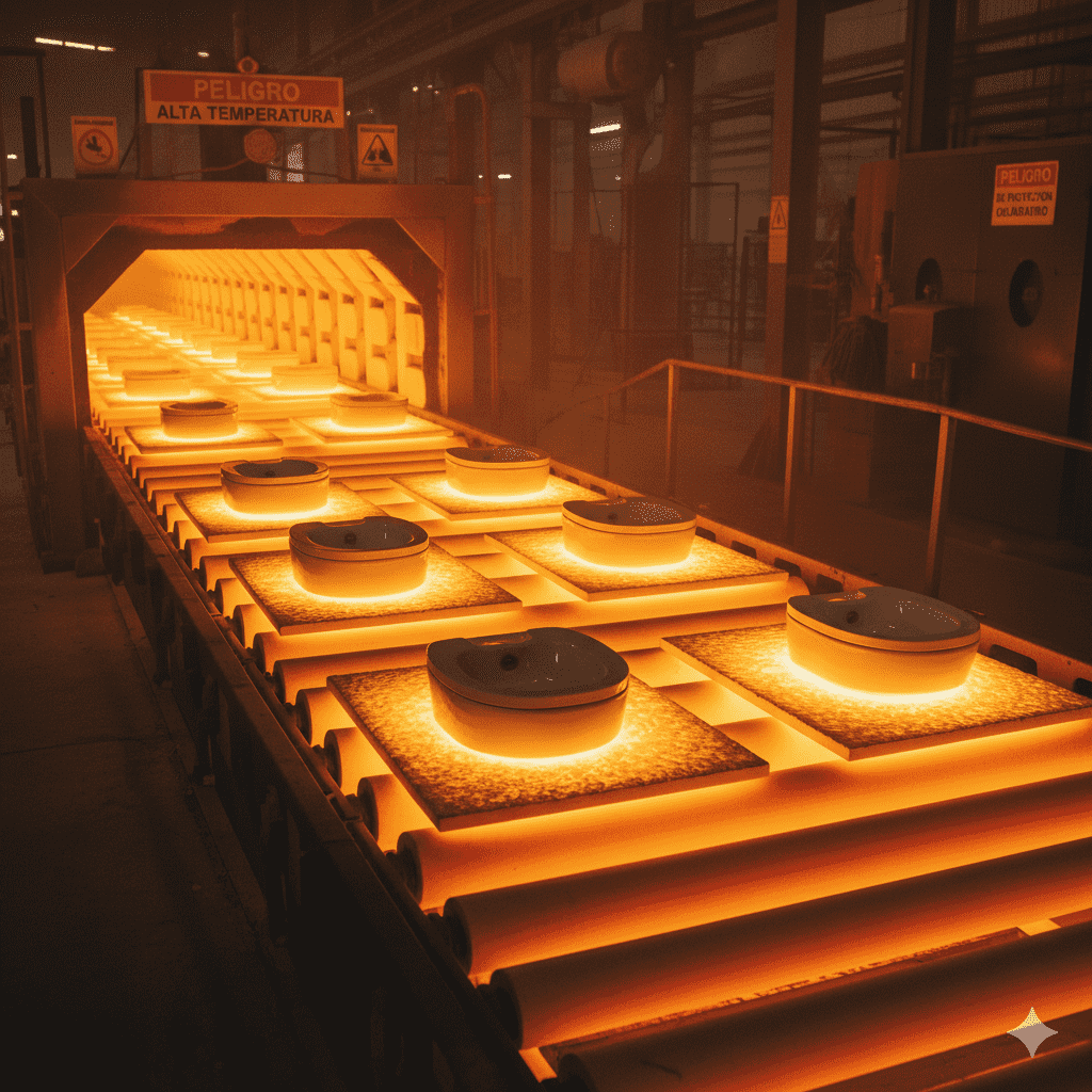 Placas soportes de carburo de silicio de alto rendimiento para sanitarios