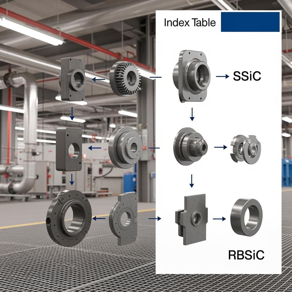 Soluciones de carburo de silicio para automatización industrial en Chile