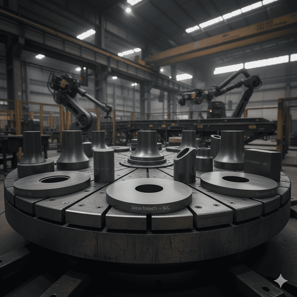 Soluciones de carburo de silicio para automatización industrial en Chile