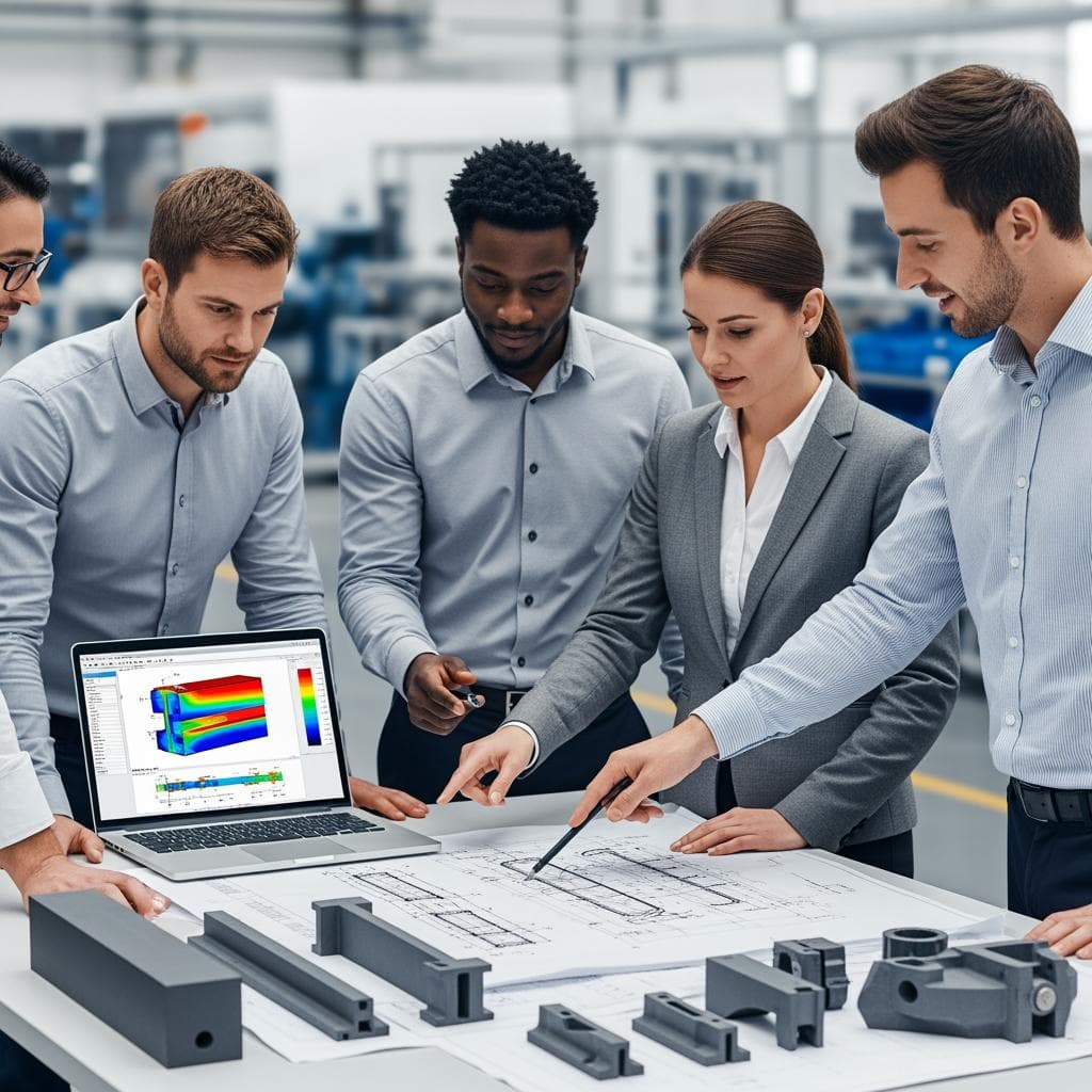 Alineación avanzada de vigas de horno en cerámica con carburo de silicio