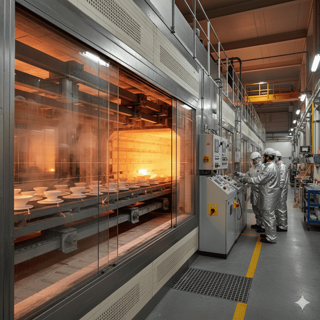 Alineación avanzada de vigas de horno en cerámica con carburo de silicio